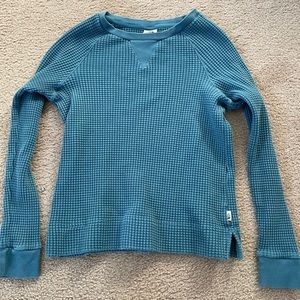 North Face Chabot shirt waffle knit size M